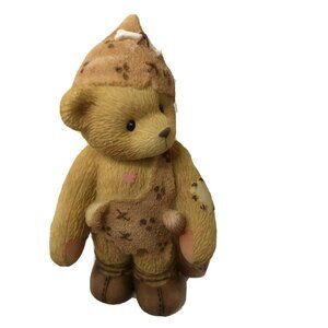 Enesco Cherished Teddies Hunter Me Cavebear You Friend‎  1998 354104 P Hillan 3"